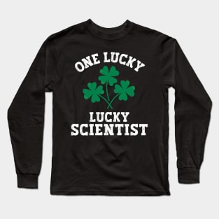 One lucky scientist Long Sleeve T-Shirt